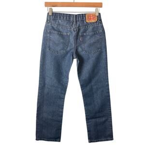 Boys Levis 514 Straight Leg Jeans Size 12 Adjustable Waist School Classic Blue